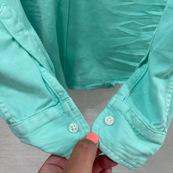 Frank & Eileen Barry Button-Up Shirt Soft Jade - Picture 2 of 4
